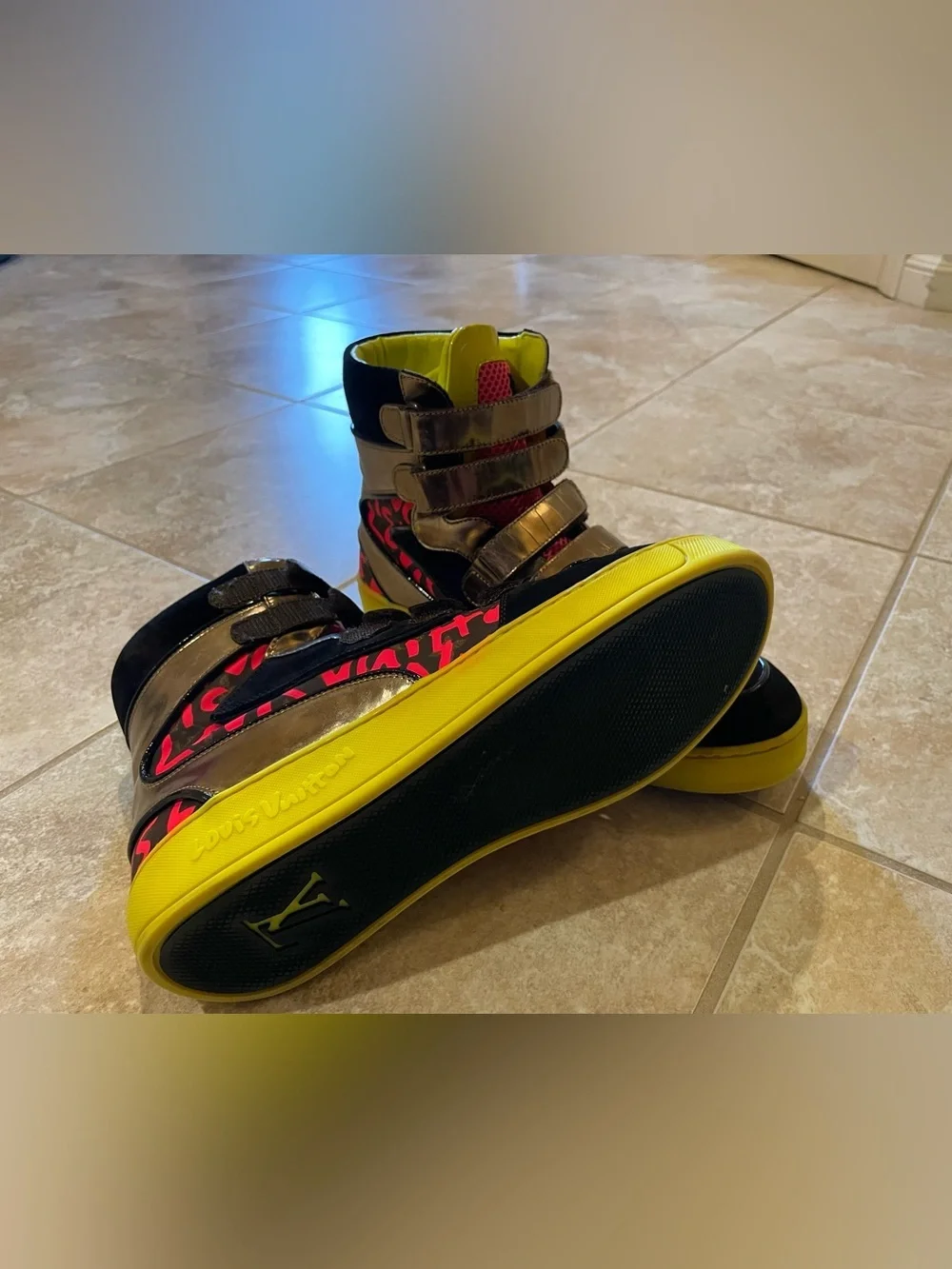 Louis Vuitton Stephen Sprouse Graffiti High Top Sneakers